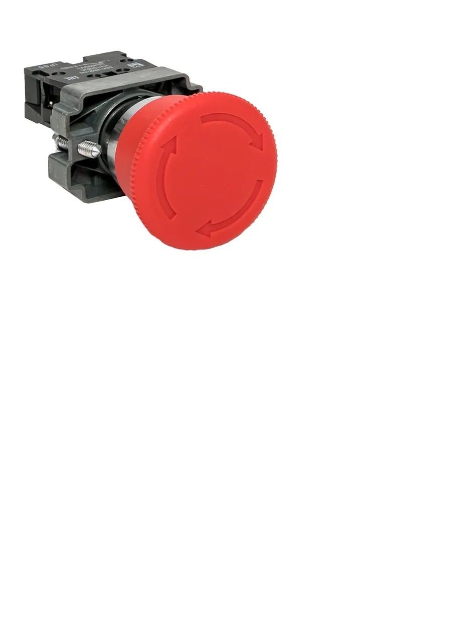 Кнопка BS542 поворотная красная грибок NC IP65 EKF PROxima