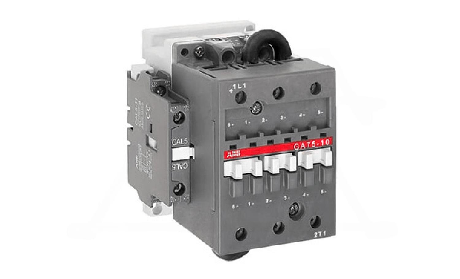 Контактор GA75-10-11 220...240VAC, 1NO (3 послед.соед.) 100A-DC1, всп.контакт 1NO+1NC (4A-AC15)