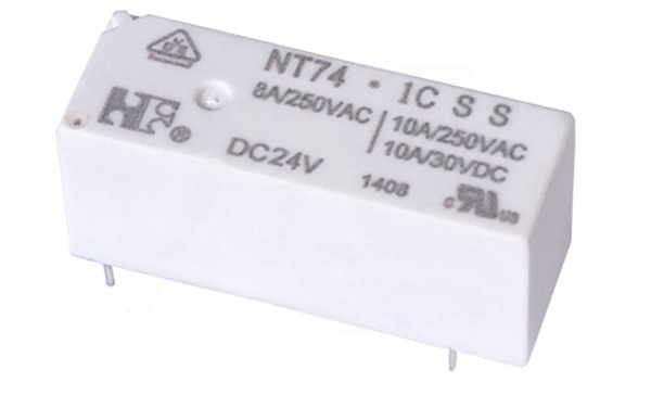 Реле NT74 1C S S 8 DC24V, 8А(250VAC/30VDC), 1CO, AgSnO2, 24VDC, IP67