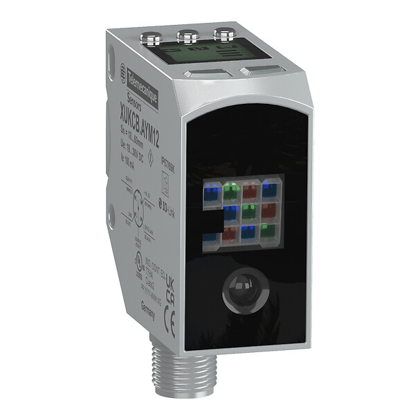Фотоэлектрические датчики XUKC, цветные, короткие, sn 60 мм, IO-Link, разъем M12 ( XUKCBLAYM12)