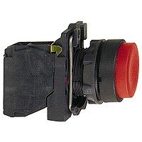 КНОПКА 22ММ КРАСНАЯ С ВОЗВРАТОМ XB5AL42