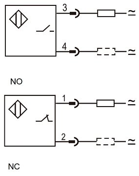 LANBAO CR30XSCF10SBCT2 емкостной датчик M30, Sn=10мм 2-х проводный NC кабель 2м
