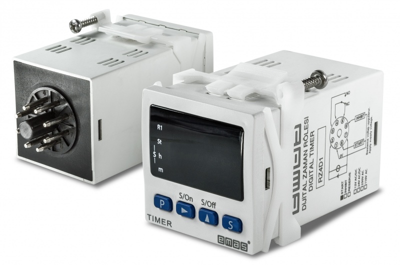 Реле времени цифровое (0.1 сек - 99 час. 59 мин.), 1ПК, 24В AC/DC