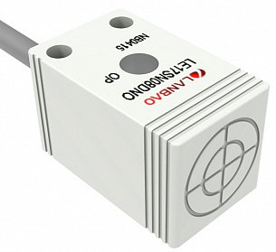 LANBAO LE17SF05DPC индуктивный датчик 17x17x28мм PNP NC 5мм кабель 2м