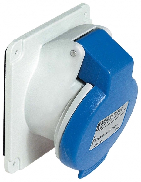 РОЗ СКР УСТ УГЛ ВИНТ 16А 2P+E IP44 220В