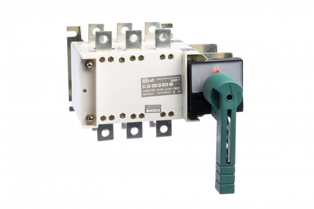 Выключатель-разъединитель 250A 3P два напр. тип Т ВР-101 С ДК