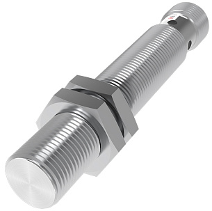 LANBAO LR12XCF02LUM-E2 Индуктивный датчик 2 мм, цилиндрический, заподлицо, 15…30 DC, 0…10 V, никелированная латунь, разъем M12, IP67