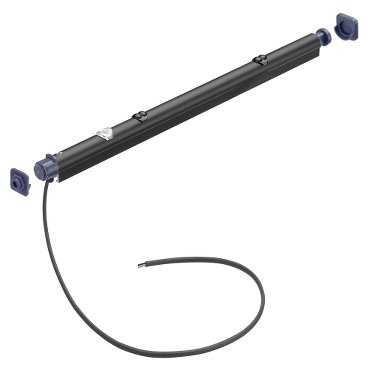 Фотоэлектрический роликовый датчик XU 900 мм с 4 линзами, 186,2 мм, IP50, кабель 1 м, M12  XUY900ТЕ4Н1М12