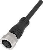 LANBAO QE12-N4F5 прямой разъем M12 4pin с кабелем 5м