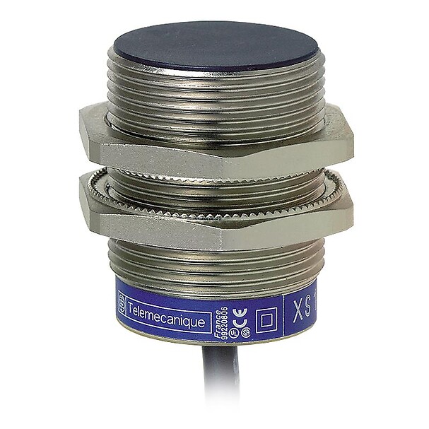 Индуктивный датчик XS1 M30, L43мм, латунь, Sn20мм, 12...24 В постоянного тока, кабель 5 м XS1N30PA349L1