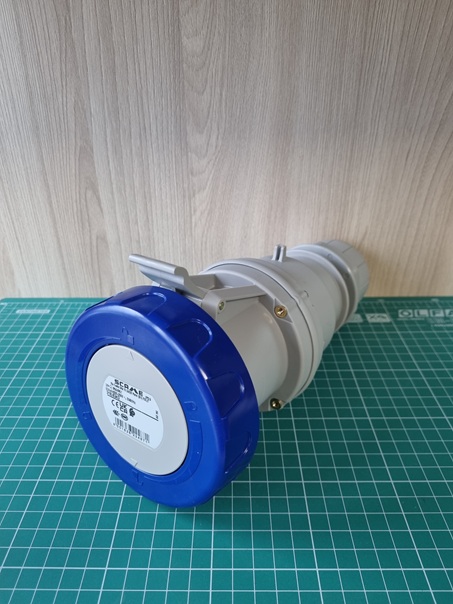 Разъем пром. силовой CEE кабельный, гнездо, 63A, 2P+E 6h, 200_250VAC 50/60Hz, IP66/IP67/IP69, серия OPTIMA