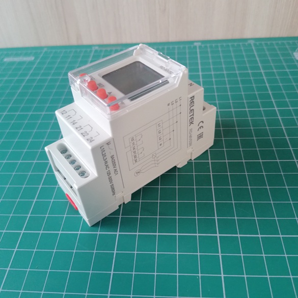 Реле контроля напр. RD-MVS3N, 3P+N L-N 125_300VAC, 2CO, 8A(250VAC), обрыв, черед., Umin+Umax, асимметр., 0.1_30s, LCD, 2M