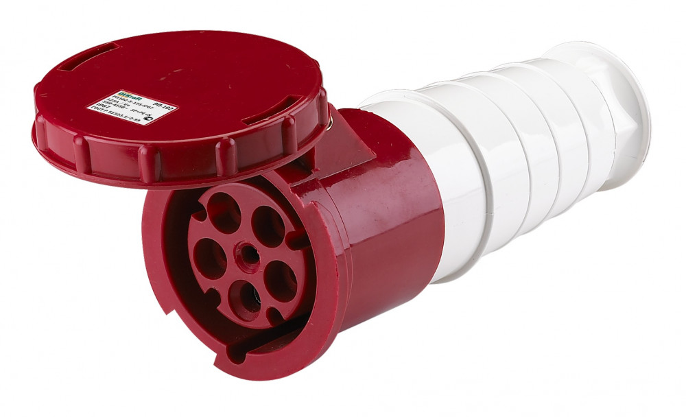 Розетка переносная 245 3Р+РЕ+N 125А 380В IP67 РП-102