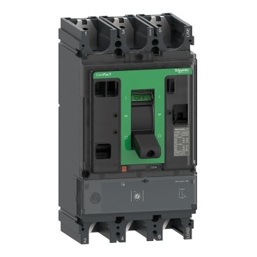 Circuit breaker ComPacT NSX400F, 36kA at 415VAC, MicroLogic 1.3 M trip unit 320A, 3 poles 3d