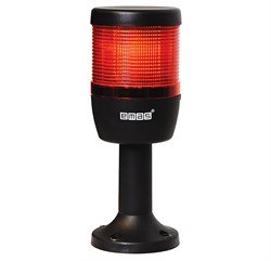 Сигнальная колонна 70 мм, (IP65) красная,24V AC/DC, стробоскоп FLASH, пласт. патрубок 110 мм