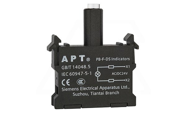 Блок индикатора, белый, LED, 220VAC/DC, монтаж на адаптер, для PB1 и PB3 серий