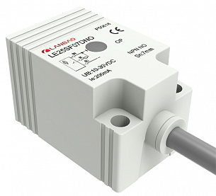 LANBAO LE25SN10DLO Индуктивный датчик 2-х проводный DC NO Sn=10 мм Кабель 2м