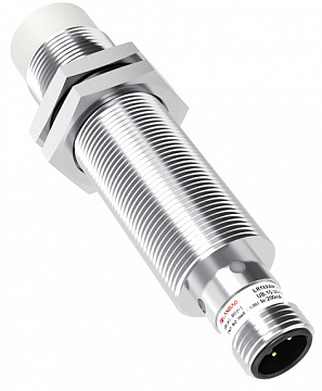 LANBAO LR18XBN12DLOY-E2 индуктивный датчик М18х63мм 2-х проводный DC NO Sn=12мм разъем М12