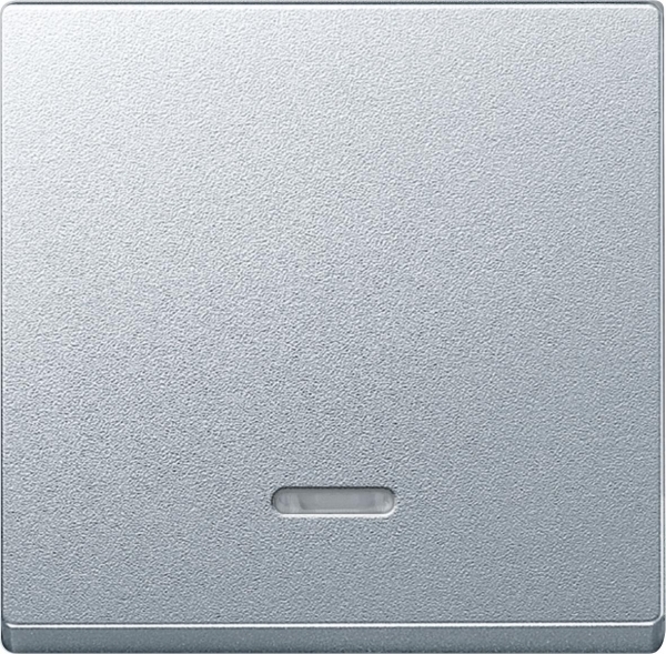 MERTEN КЛАВИША с окошком д/световой индикации, АЛЮМИНИЙ, SM