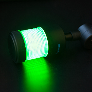 RAVENTEK PVO1-124B-G световая колонна ?64мм без зуммера 1 цвет зеленый IP65