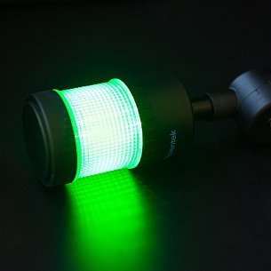 RAVENTEK PVO1-124B-G световая колонна ?64мм без зуммера 1 цвет зеленый IP65