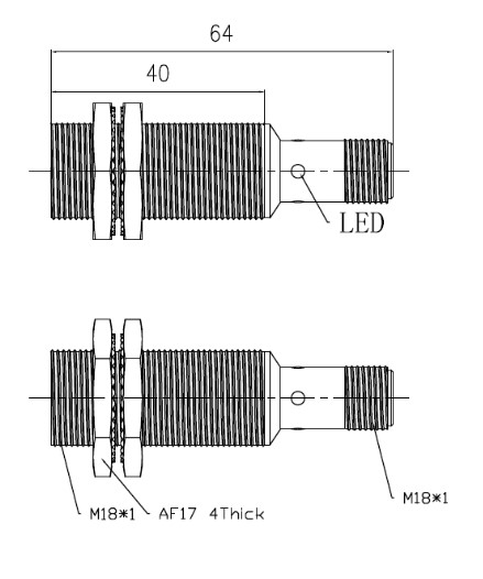 LANBAO FN18DPO-E2 Магнитный датчик