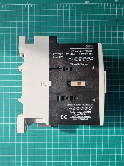 Контактор CNN 70 00 220/230V 50Hz, 3P, 65A/(90A по AC-1), 33kW(400VAC), 220/230VAC