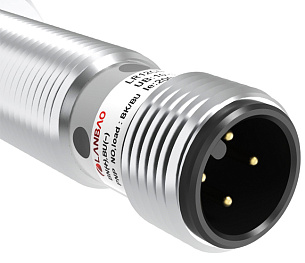 LANBAO LR12XBF02DNR-E2 индуктивный датчик M12x63мм NPN NO/NC Sn=2мм разъем M12