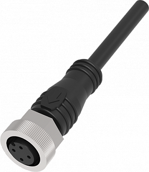 LANBAO QE12-N4F2 прямой разъем M12 4pin с кабелем 2м