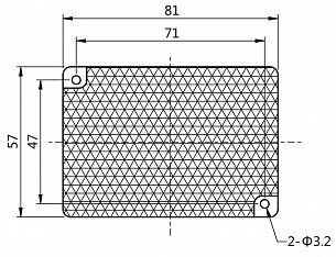 LANBAO TD-03 рефлектор 57x81мм