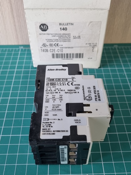 Автомат защиты электродвигателя 6.3-10А 140M-C2E-C10