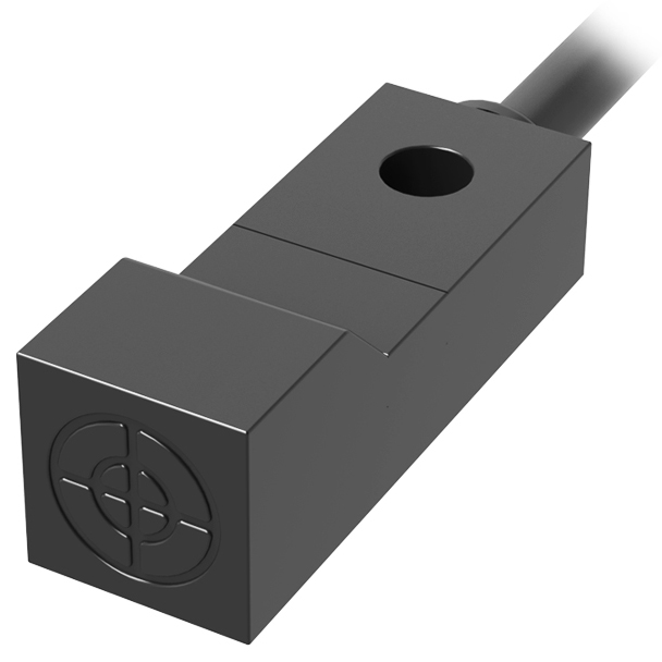 LANBAO LE09SN25DNO индуктивный датчик 8x8x23мм NPN NO 2,5мм кабель 2м