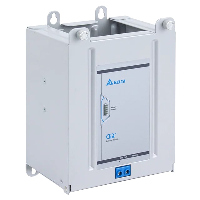 Модуль батарейный CliQ M, для 7.2 AH свинцово-кислотных батарей (2 x 12V), винт. клеммы, ал. корпус