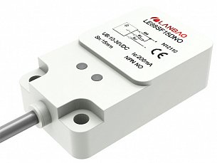 LANBAO LE68SN25DPO индуктивный датчик 40x20x68 Sn=25мм PNP NO кабель 2м