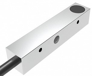 LANBAO LE05VF08DPC Индуктивный датчик 0.8 мм, прямоугольный, заподлицо, 10…30 DC, PNP, NC, алюминий, кабель PVC 2 м, IP67