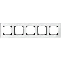 MERTEN M-Elegance РАМКА стеклянная 5 постов, БРИЛЛИАНТ, SM