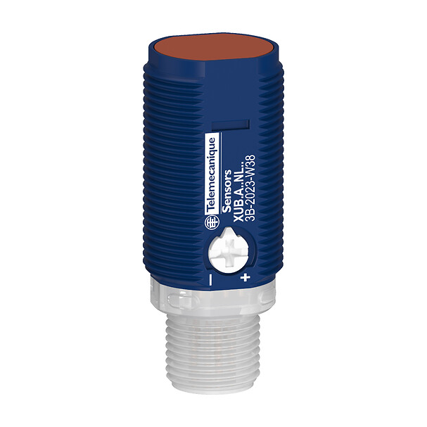 Фотоэлектрический датчик XU,  цилиндрический, пластиковый, поляризованный, Smax 7 м, PNP, разъём M12