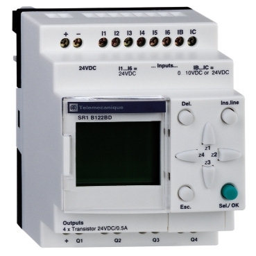 protection module SMART RELAY 10 I-O 240V  Schneider PLC SR1 A101FU