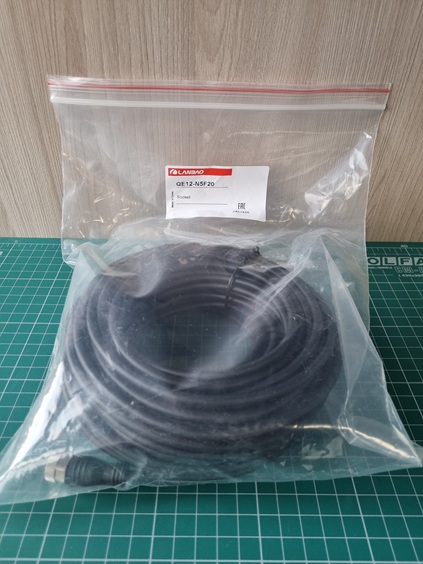 LANBAO QE12-N5F20 прямой разъем M12 5pin с кабелем 20м