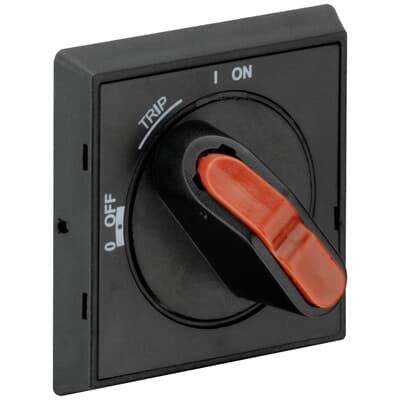 Рукоятка выносная MSHD-LTB селекторная для MS(MO)132 MS(MO)165, черная IP64 полож. TRIP блок. 3 замками