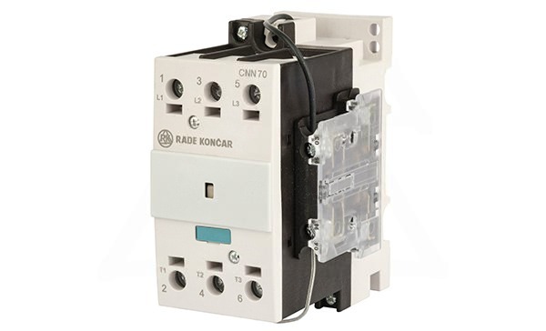 Контактор CNN 70 10, 24VDC, 3P, 65A/(90A по AC-1), 33kW(400VAC), 1NO, Uk=24VDC, Iвтяг=3,8А, Iуд=0,15А