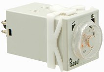 Реле времени (6-60 сек, задержка ВКЛ и ВЫКЛ), 1ПК+1НО, 24В AC/DC RZ1A2C60S-2