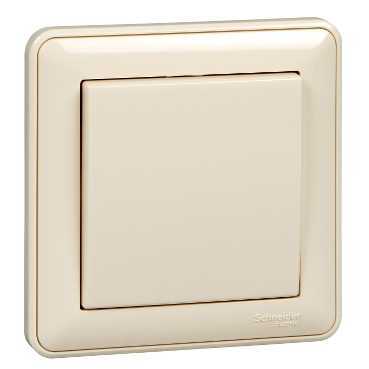 W59 1-клавишный ВЫКЛЮЧАТЕЛЬ, сх.1, 10АХ, в сборе, СЛОНОВАЯ КОСТЬ