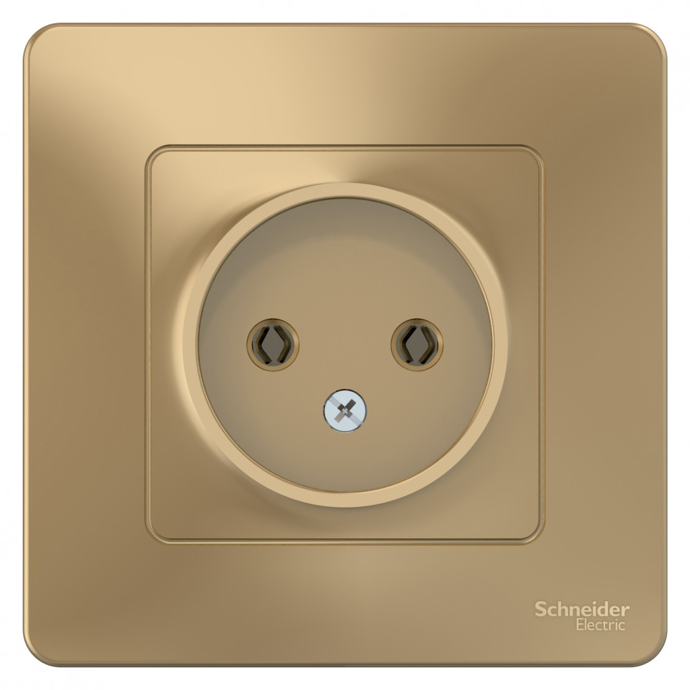 BLANCA С/У РОЗЕТКА без заземления без шторок, 16А, 250В, ТИТАН