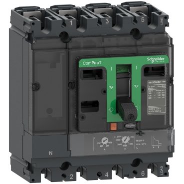 АВТОМ.ВЫКЛ.250HB1 75kA AC 4П4Т 250A TMD
