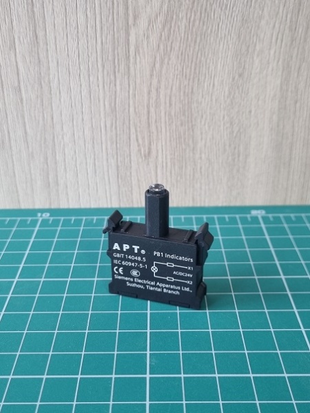 Блок индикатора, зеленый, LED, 24VAC/DC, монтаж на адаптер, для PB1 и PB3 серий