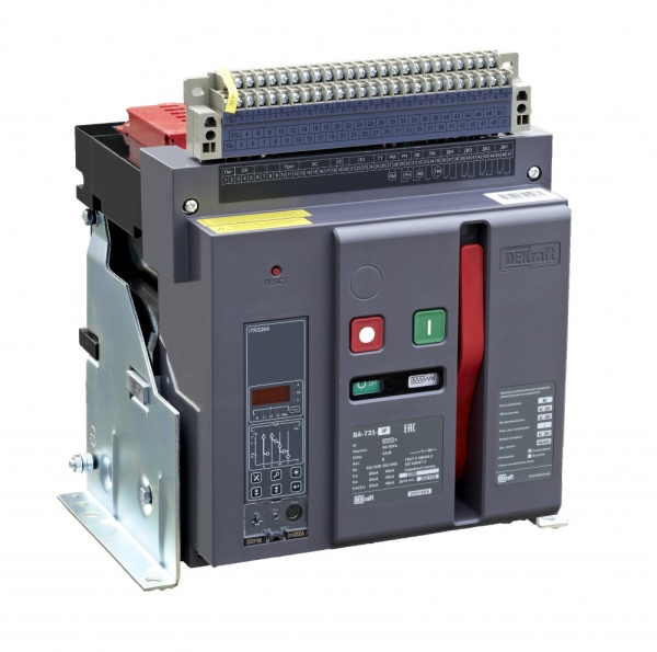 Воздушный авт. выключатель стационарный 3P 1000А 80кА расцепитель М ВА-731