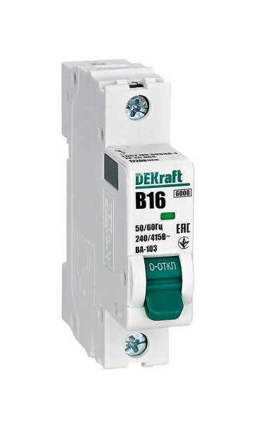 Авт. выкл. 1Р 16А х-ка B ВА-103 6кА нов.