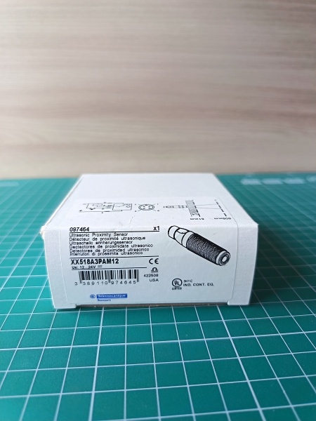 Ультразвуковой датчик цилиндрический M18, Sn=0,5 м, NO, разъем M12 XX518A3PAM12