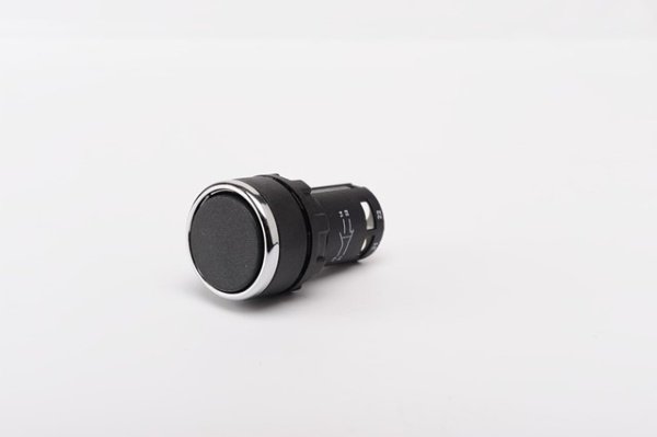 Кнопка моноблочная (1НО+1НЗ), чёрный цвет, серия MB (240В, 0,3А), IP50 MB102DH